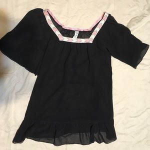 Black&Pink Blouse